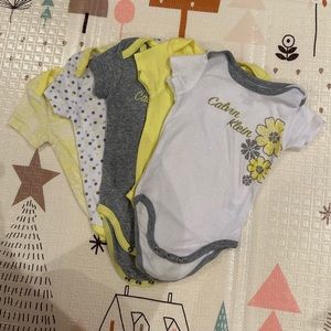 3 to 6 months Calvin Klein Baby Girl Clothes Onesies